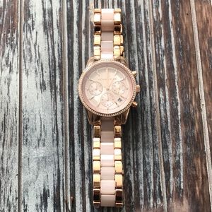 Michael Kors Two-Tone Rose Gold Watch